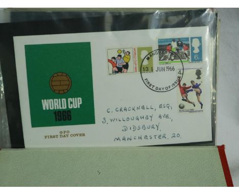 First day covers, 1966 World Cup and England winners to 1969 Concorde. P&amp;P Group 2 (£18+VAT for the first lot and £3+VAT 