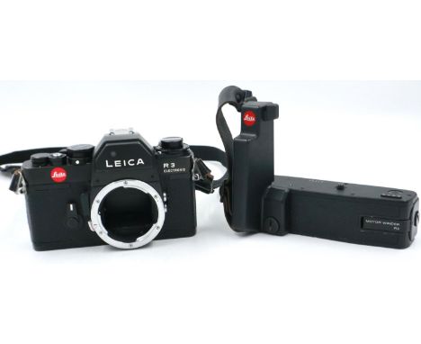 Leica R3 camera body, winder and manual, untested. P&amp;P Group 1 (£14+VAT for the first lot and £1+VAT for subsequent lots)