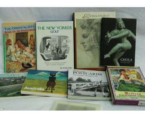 Fifteen postcard album sets. P&amp;P Group 3 (£25+VAT for the first lot and £5+VAT for subsequent lots) 