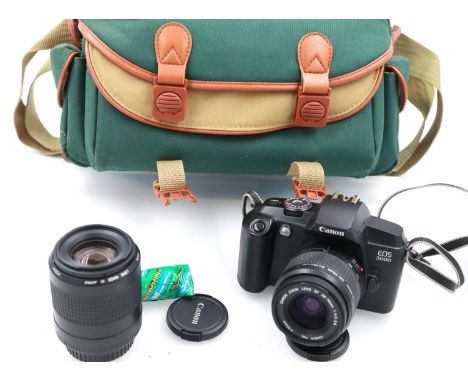 Canon EOS 5000 camera with two lenses and travel bag. P&amp;P Group 2 (£18+VAT for the first lot and £3+VAT for subsequent lo