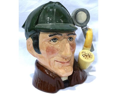 Royal Doulton D6831 The Sleuth, H: 22 cm, no cracks or chips. P&amp;P Group 1 (£14+VAT for the first lot and £1+VAT for subse