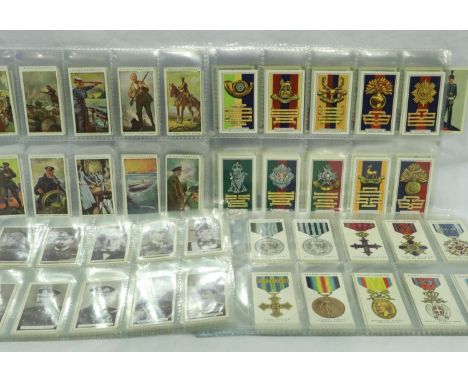 Mixed cigarette cards including military. P&amp;P Group 3 (£25+VAT for the first lot and £5+VAT for subsequent lots) 