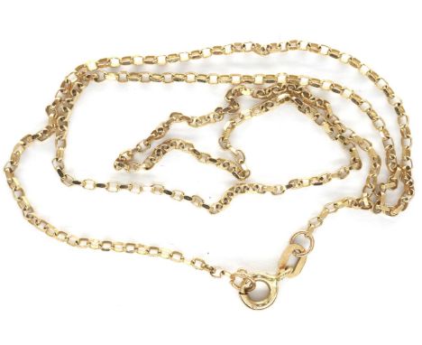 9ct gold neck chain, L: 40 cm, 1.6g P&amp;P Group 1 (£14+VAT for the first lot and £1+VAT for subsequent lots) 