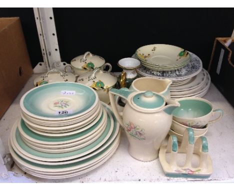 The residue of a Susie Cooper china tea service together with other china.
