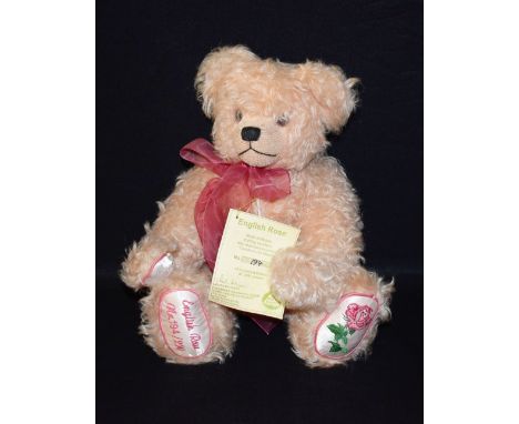 A Martin Hermann teddy bear, English Rose, limited edition 194/250, musical, produced in memory of Princess Diana