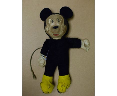 A Merrythought Mickey Mouse stuffed toy bear, c.1935