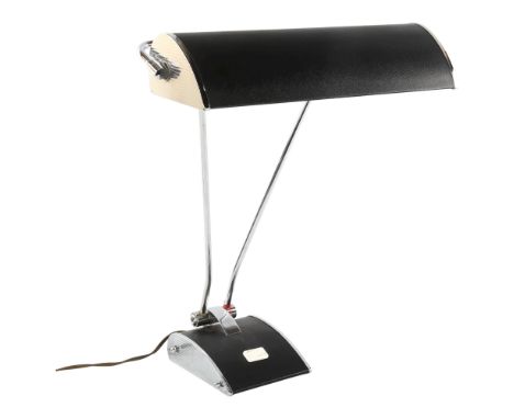 A 1940s'/50s' adjustable desk lamp in the manner of EILEEN GRAY, height 45cmGood condition, some signs of use commensurate wi