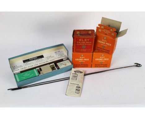 +/- Eighty Eley paper cased shotgun cartridges 12 bore, together with a Parker Hale shotgun cleaning kit.  SHOTGUN CERTIFICAT