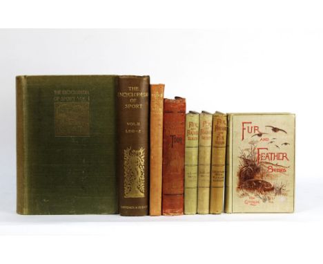 Eight books to include Fur and Feather Series, The Grouse, Snipe and Woodcock, The Pheasant, The Partridge and The Encycloped