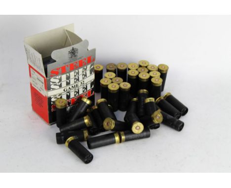 +/- Forty five 12 bore non toxic shotgun cartridges, to include Bismuth and Steel.  SHOTGUN CERTIFICATE REQUIRED.  WE CANNOT 