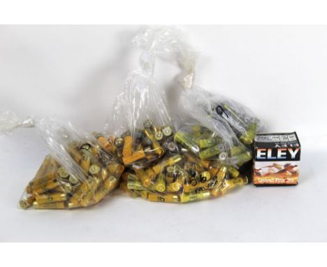 +/- Two hundred and forty 20 bore shotgun cartridges, to include Gamebore Black Gold, Eley Grand Prix, Hull Cartridge High Ph