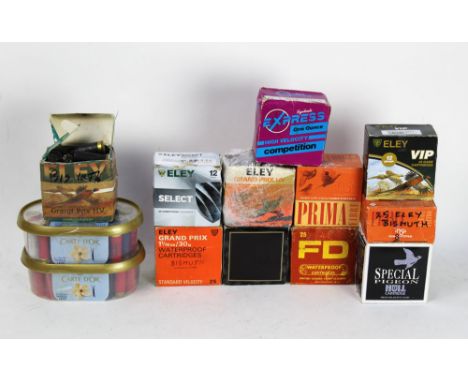 +/- One hundred and fifty 12 bore Bismuth shotgun cartridges and +/- two hundred assorted 12 bore cartridges.  SHOTGUN CERTIF