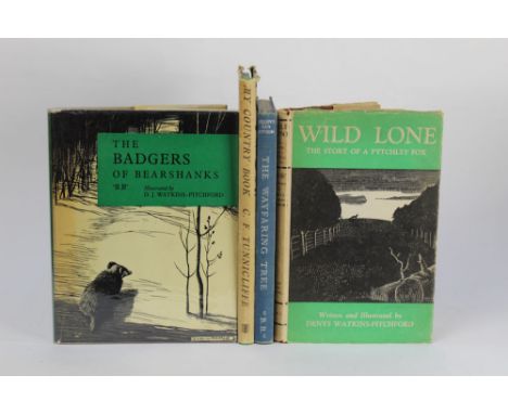 Four books Wild Lone The Story of The Pytchley Fox by BB, The Wayfaring Tree by BB, first edition, The Badgers Of Bearshanks 