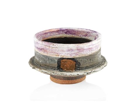 Robin Welch (1936-2019)Footed bowlimpressed potter's seal9cm high, 15cm diameter.