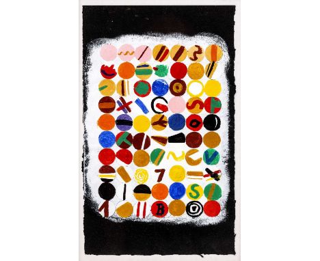 Wilhelmina Barns-Graham (1912-2004)Sandra Blow 75th Birthday Card, 1995inscribed 'For Sandra, Happy Birthday, with love Willi