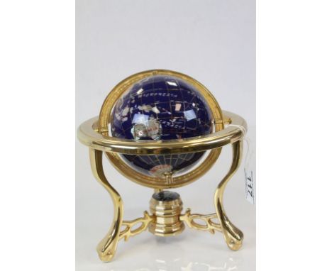 Gemstone Style Globe on Stand
