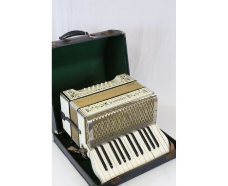 Vintage Hohner Alpina Accordian in Case