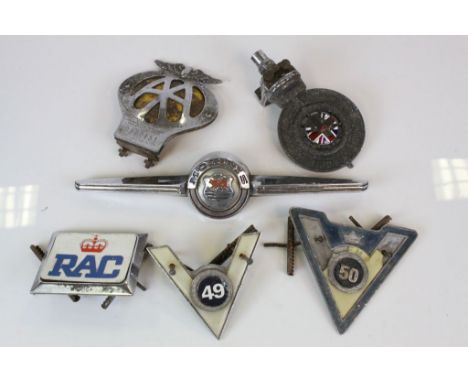 Collection of Car Badges including Royal Automobile Club Associate