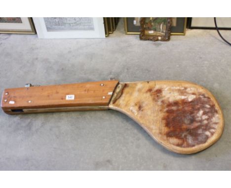 Vintage Wooden Boat Rudder