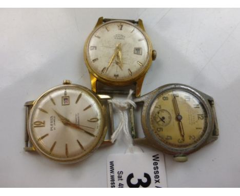 Three Vintage Gent's Watches - Prim, Puerta and Orator