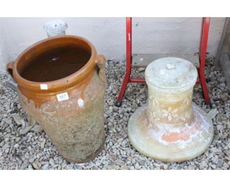 Large Terracotta Planter and a Plant Forcer