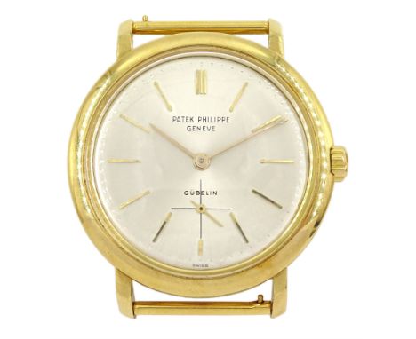 Patek Philippe 18ct gold automatic wristwatch, 37 jewels movement, Ref. 3440, Cal 27-460, serial No. 1114153, silvered dial w