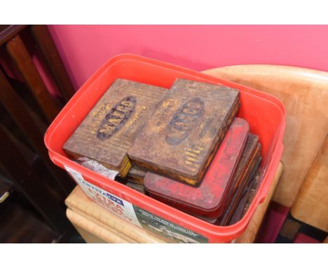 Classic & Vintage Automotive: a box of Mafco car parts inc. core plugs, grease nipples, copper washers, shims, tension spring