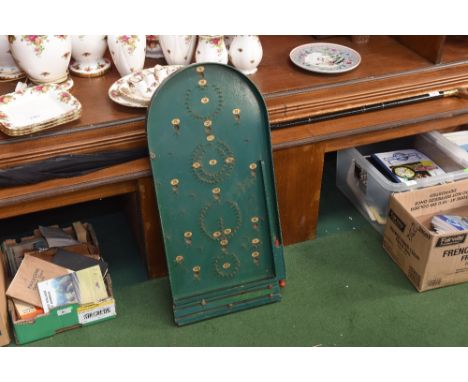 A bagatelle board