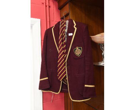 A vintage Bishop Auckland school blazer and tie