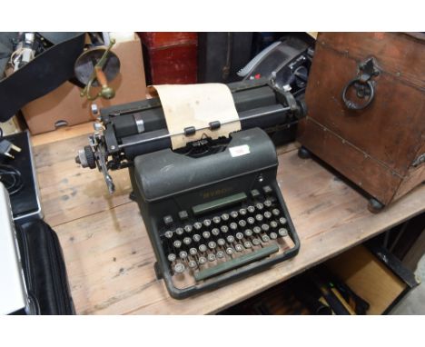A vintage Bryon typewriter