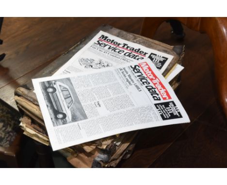 Classic & Vintage Automotive: a quantity of MotorTrader periodicals, circa 1960 and later
