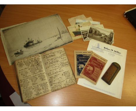 Sailmakers Notebook Including SS Terra Nova, Aurora Whaler, Erik Whaler, Arctic Whaler, SS Whaler Thetis, along with a Belfas