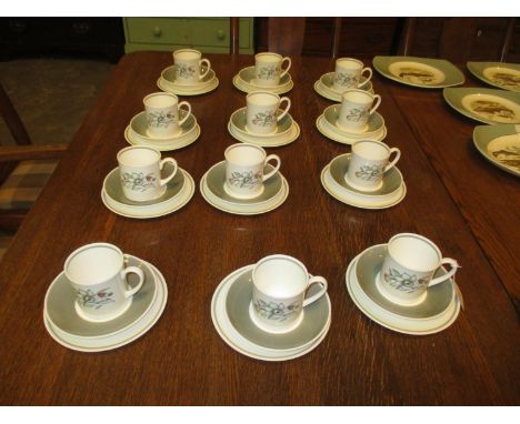 Wedgwood Susie Cooper Bridal Bouquet 36 Piece Coffee Set