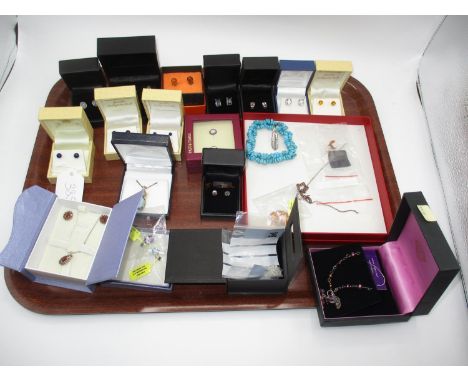 Collection of Earrings, Silver and Other Jewellery