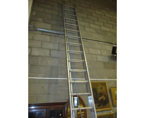 Large Aluminium 2 Part Ladder