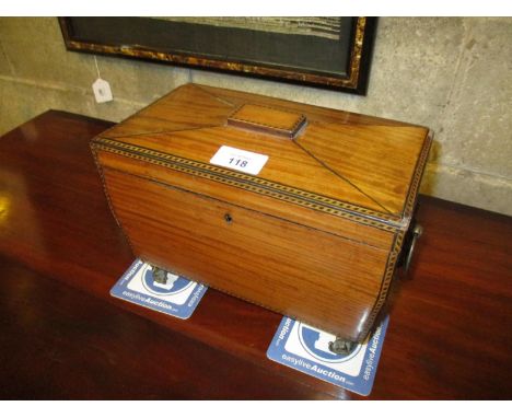 Satinwood Tea Caddy, as a jewel box