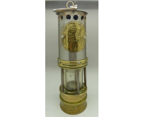 A Hailwood miner's safety lamp