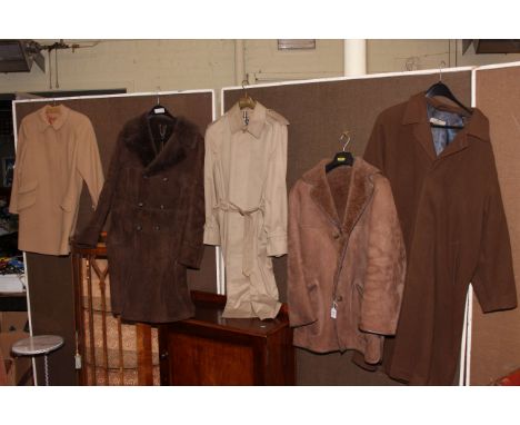 Five vintage ladies jackets including Burberry.