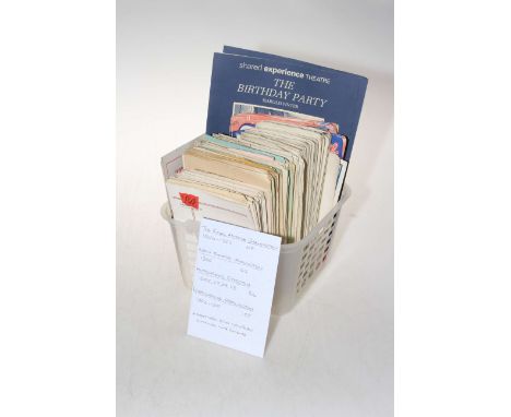 Collection of vintage theatre programmes including Darlington and Stockton from 1950's.