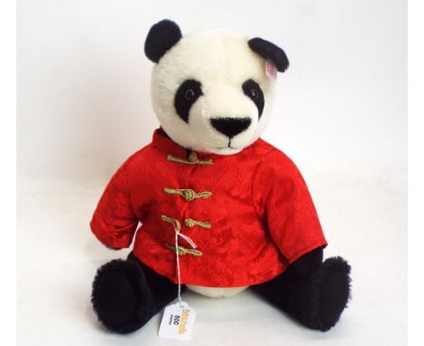 Steiff Panda bear Bao Bao with button to ear, the Lucky Steiff Panda 