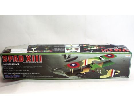 Electrifly Spad 13 remote controlled model aircraft, electric powered sports scale in original box 
