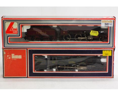 Two boxed Lima 00 gauge steam locomotives, 2-6-0 and King George V