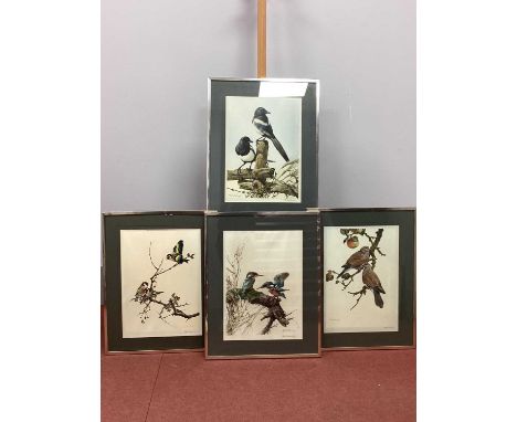 ARR AFTER EDWIN PENNY (1930-2016) *ARR'Turtle Doves' 1/500, 'Goldfinches, 'Kingfishers' and 'Magpies', signed prints, publish