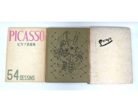 Picasso: Fifty-Four Designs, with fifty-four plates, Tokyo, soft cover; Picasso- 'Fifty Years of His Art' by Alfred H Barr Jr