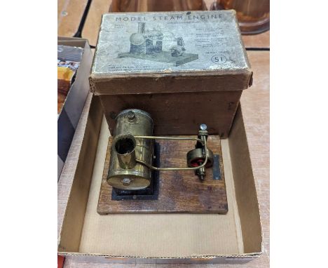 A Mersey Model Co. model steam engine, boxed