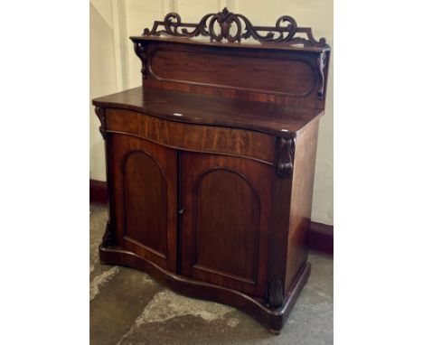 A Victorian mahogany chiffonier 