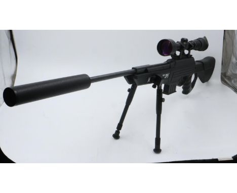 Special operations .177 air rifle with Tasco 3-9x50 scope, silencer and bipod. UK P&amp;P Group 3 (£30+VAT for the first lot 