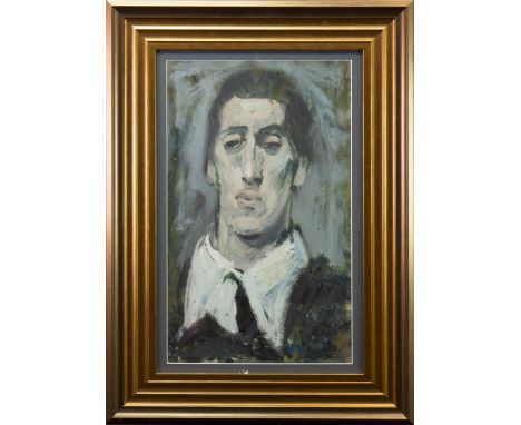 SCOTTISH CONTEMPORARY SCHOOL,PORTRAIT OF A VAIN MANoil on board50cm x 30cmFramed and under glass