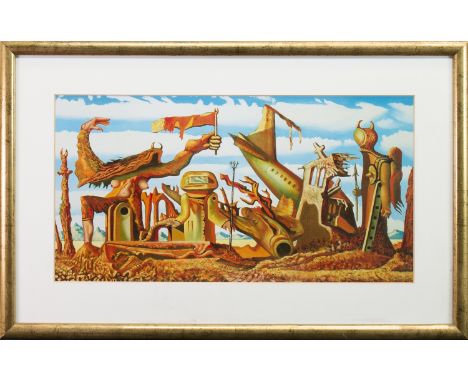 * ALLY THOMPSON (1955 - 2016),UNTITLEDphotographic print on paper38cm x 74cmMounted, framed and under glass