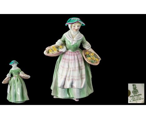Royal Doulton 'Daffy Down Dilly' Figure, No. HN1712.  Vintage 1935-75 Early Royal Doulton Figurine Daffy Down Dilly, rare ite